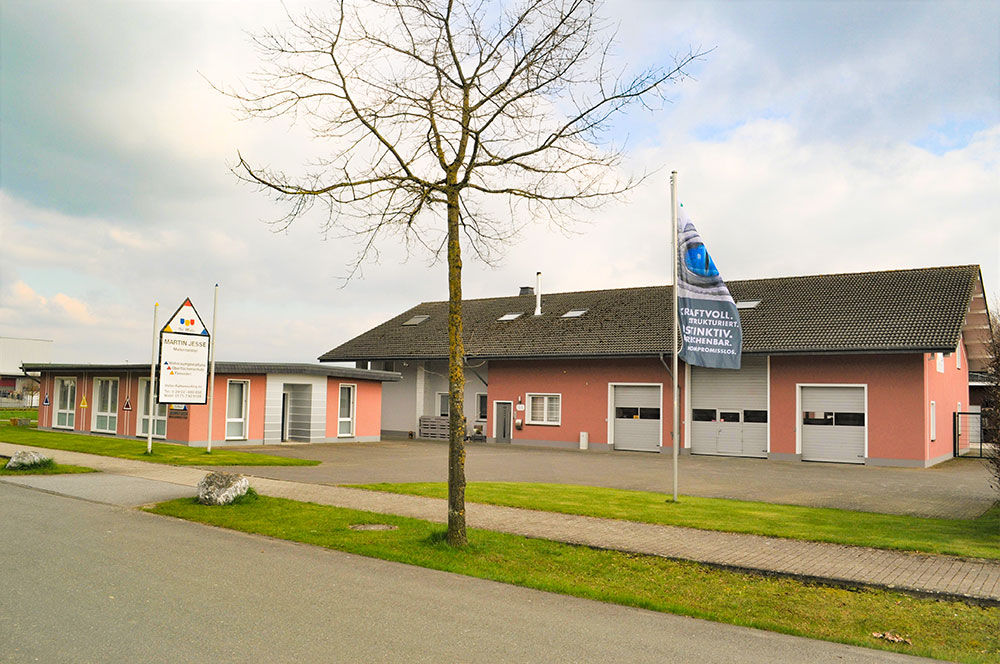 Firmengelände von Maler Martin Jesse